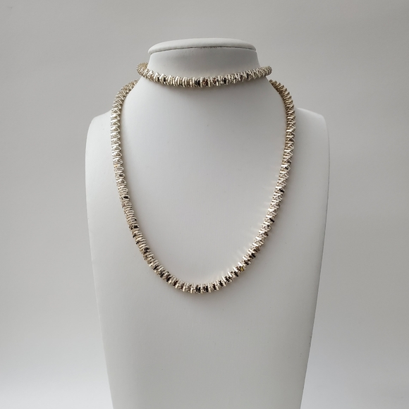 Milor Watch Video / Sterling Silver 925 Diamond Cut Rope Chain Necklace - Picture 5 of 12